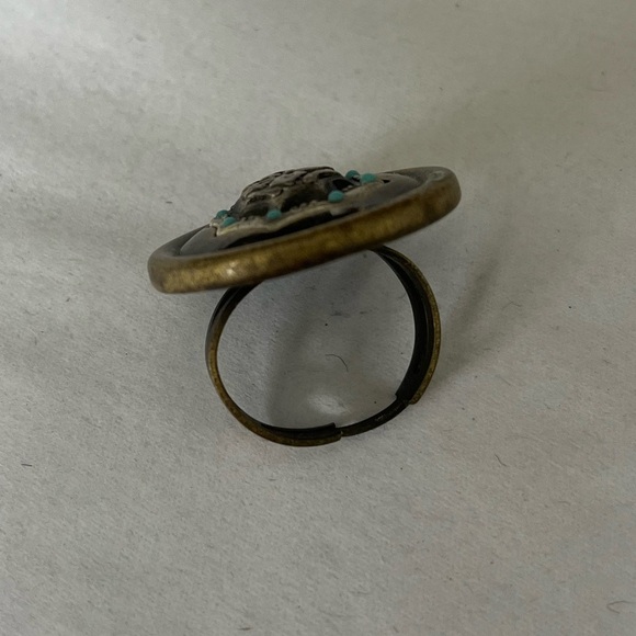 Vintage Gold and Silver Button - Picture 2 of 4